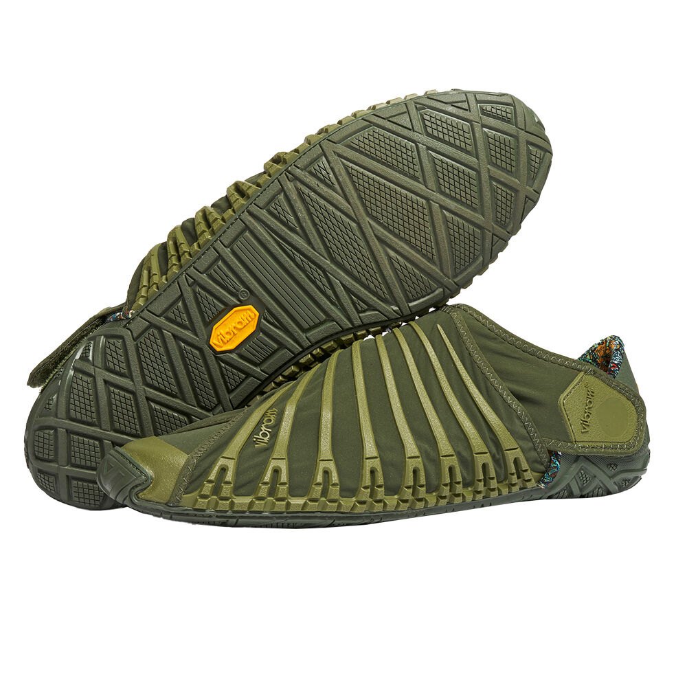 Vibram Furoshiki Mens Low - Shoes Olive - VND319678